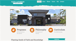 Desktop Screenshot of faithpreschoollv.org